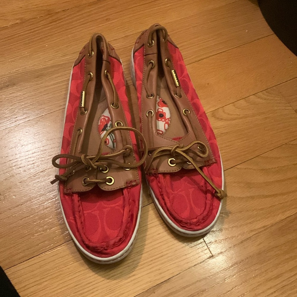 Coach boat shoes